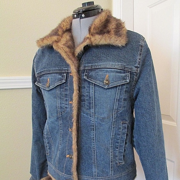 Marvin Richards Denim Fur Coat Best 